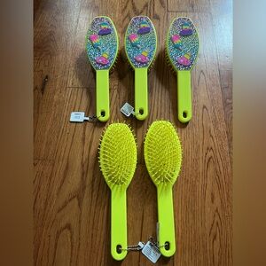 Brand New Sparkly Hair Brushes